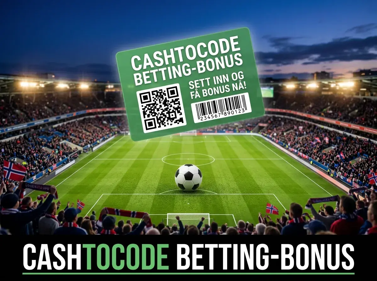 Oversikt over CashtoCode betting-bonuser, gratisspill og kampanjetilbud for norske spillere